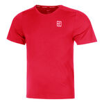 Nike Kläder Nike Court Dri-Fit Advantage T-shirt Herrar-Röd,Vit