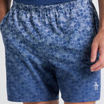 Original Penguin Kläder Original Penguin Performance Printed Shorts Herrar-Mörkblå
