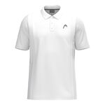 HEAD Kläder HEAD Club 25 Tech Polo Herrar-Vit