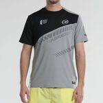 Bullpadel Kläder Bullpadel Lucio T-shirt Herrar - grå, svart
