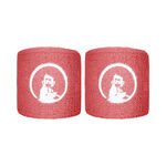 Quiet Please Tenniskläder Quiet Please Short Svettband 2-pack-Korall,Vit