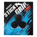 Topspin Överlindor Topspin Sticky Grip 3-pack-Svart