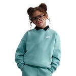 Nike Kläder Nike Club Fleece Oversized Crew Tröja Flickor-Visdom