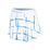 Shibori Plaid Skirt-13.5" 