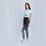 Abdominis Crop Move Tee - black