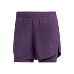 adidas Kläder adidas MIN 2in1 Shorts Damer-lila
