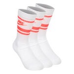 Nike Kläder Nike Everyday Essentials Crew Tennisstrumpor-Vit,Korall