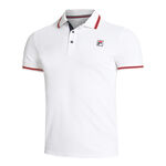 Fila Kläder Fila Core Button Piro Polo Herrar-Vit,Röd