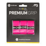 Tennis-Point Överlindor Tennis-Point Premium Grip 3-pack-Pink