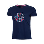BIDI BADU Kläder BIDI BADU New York 2024 Chill T-shirt Flickor - mörkblå, röd