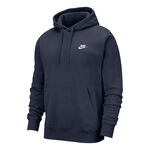 Nike Kläder Nike Sportswear Club Huvtröja Herrar-Mörkblå,Vit