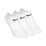 Nike Kläder Nike Everyday Lightweight NoShow Sportstrumpor 3-pack-Vit,Svart