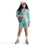 Nike Kläder Nike Club Fleece Oversized Full-Zip Sweat-jacka Flickor-Visdom