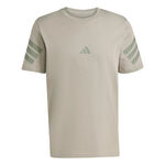 adidas Kläder adidas 3Stripes Regular T-shirt Herrar-beige