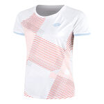 Lotto Kläder Lotto Tech IV D1 T-shirt Damer-Rosa,Vit