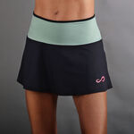 Endless Kläder Endless Mile Kjol Damer-Svart,Grön