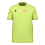 HEAD Kläder HEAD Rainbow T-shirt Herrar-Lime