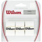 Wilson Överlindor Wilson Pro Overgrip Sensation 3-pack-Vit