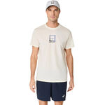ASICS Kläder ASICS Court Core Graphic T-shirt Herrar-Creme