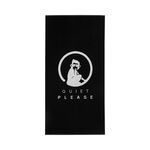 Quiet Please Handdukar Quiet Please Performance 50x100cm Handduk-Svart,Vit