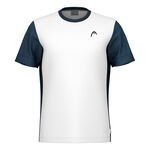 HEAD Kläder HEAD Slice T-shirt Herrar-Vit