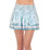 Long Borderline Smocked Skirt