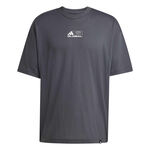 adidas Kläder adidas GFX Glob T-shirt Herrar - mörkgrå, 