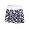 Fingerprint Printed Wavy Skort