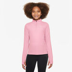 Nike Kläder Nike Dri-Fit Half-Zip Långärmat Flickor-Rosa