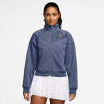 Nike Kläder Nike Courtly Knit Heritage Träningsjacka Damer-blågrå