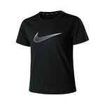 Nike Kläder Nike Dri-Fit One Graphic T-shirt Flickor-Svart,Vit