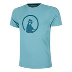 Quiet Please Kläder Quiet Please Create Trainings T-shirt Herrar-Ljusblå,Petrol