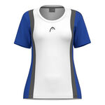 HEAD Kläder HEAD Club 25 Tech T-shirt Damer-Vit,Blå