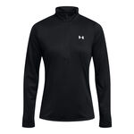 Under Armour Kl&auml;der Under Armour Tech 1/2 Zip L&aring;ng&auml;rmat Damer-Svart