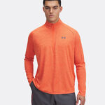 Under Armour Kläder Under Armour Tech Textured Half-Zip Långärmat Herrar-Orange