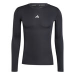 adidas Kläder adidas TechFit Långärmat Herrar-Svart