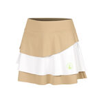 Quiet Please Kläder Quiet Please Wild Flounce Kjol Damer-Beige,Vit