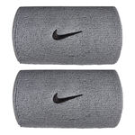 Nike Kläder Nike Swoosh Classic Doublewide Svettband Unisex - grå, svart