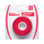Wilson &Ouml;verlindor Wilson Pro Overgrip 3-pack - r&ouml;d