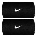 Nike Kläder Nike Swoosh Classic Doublewide Svettband Unisex - svart, vit