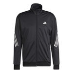 adidas Kläder adidas 3-Stripes Knit Träningsjacka Herrar-Svart,Vit