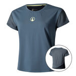 Quiet Please Kläder Quiet Please Perspectives Cross T-shirt Damer-Blå