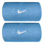 Nike Kläder Nike Swoosh Classic Doublewide Svettband Unisex - blå, vit
