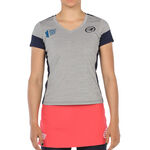 Bullpadel Kläder Bullpadel Rollaz T-shirt Damer-Grå,Svart