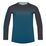 Ventris Move Printed Longsleeve - grey/petrol