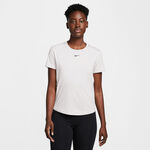 Nike Kläder Nike One Classic Dri-Fit T-shirt Damer-Vit