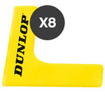 Dunlop Träningsutrustning Dunlop Markeringshörn 8-pack-Gul