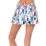 Long Grid Smocked Skirt