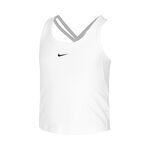 Nike Tenniskl&auml;der Nike Dri-FIT One Linne Flickor - vit, svart