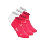 BIDI BADU Kläder BIDI BADU No Party XXL No Show Move Tennisstrumpor-Pink,Vit